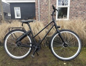 Als nieuw, Cortina Blau damesfiets nexus 7 h56 belt drive