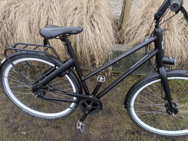 Als nieuw, Cortina Blau damesfiets nexus 7 h56 belt drive - Afbeelding 4